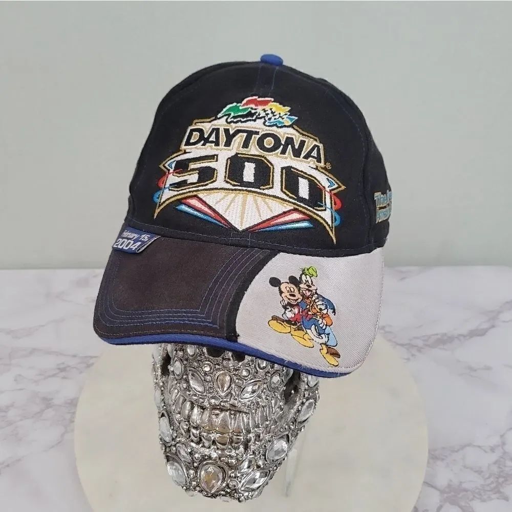 Kudzu 2004 Nascar Daytona 500 Hat with Mickey, Goofy, and Donald Duck